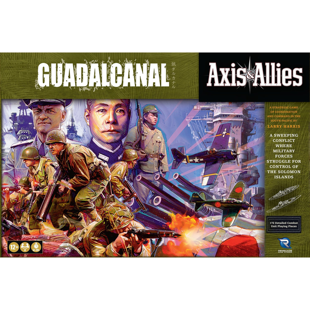 Buy Renegade Game Studios Axis & Allies Guadalcanal Strategy Board Game, Ages 13+, 2