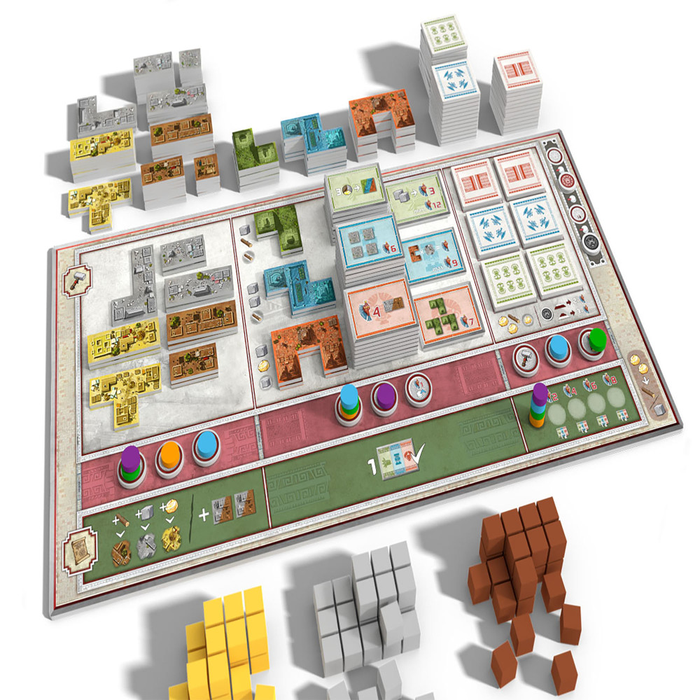 Founders of Teotihuacan Tile Laying Board Game