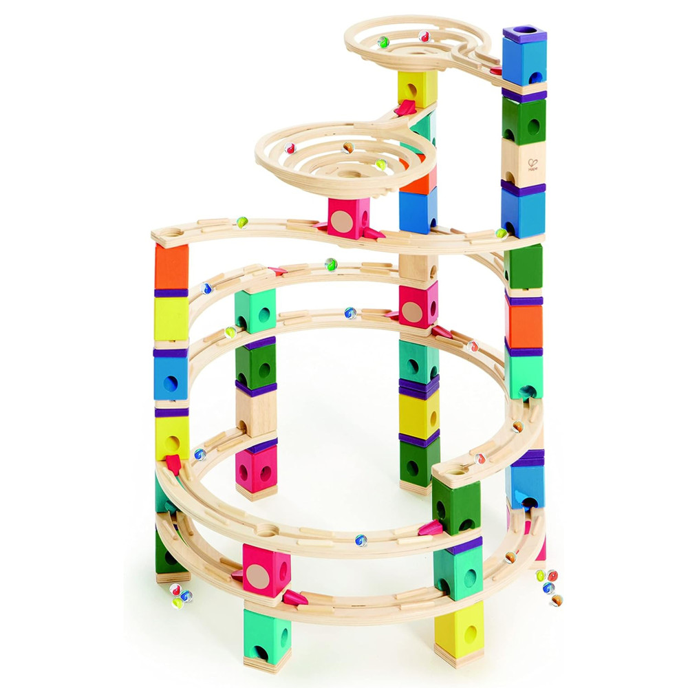 Buy Hape Quadrilla Wooden Marble Run Construction The Cyclone Ages 4