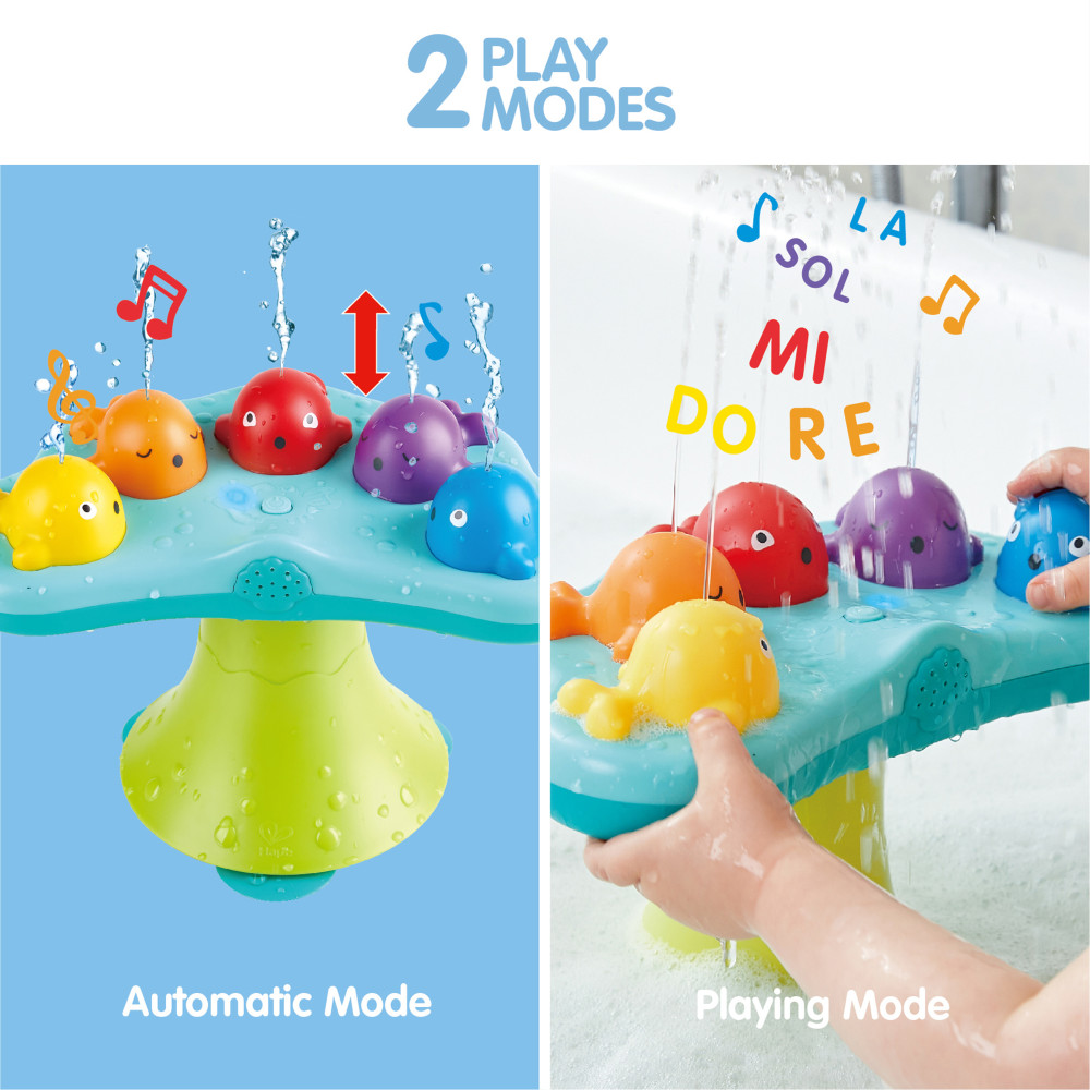 Buy Hape Music Fountain Bath Toy: Whale - Shower Toy for Toddlers ...